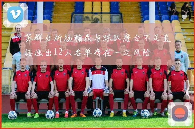 苏群分析杨瀚森与球队磨合不足直接选出12人名单存在一定风险