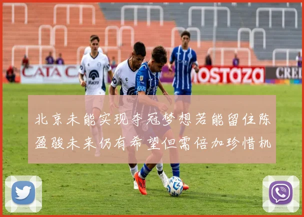 北京未能实现夺冠梦想若能留住陈盈骏未来仍有希望但需倍加珍惜机会